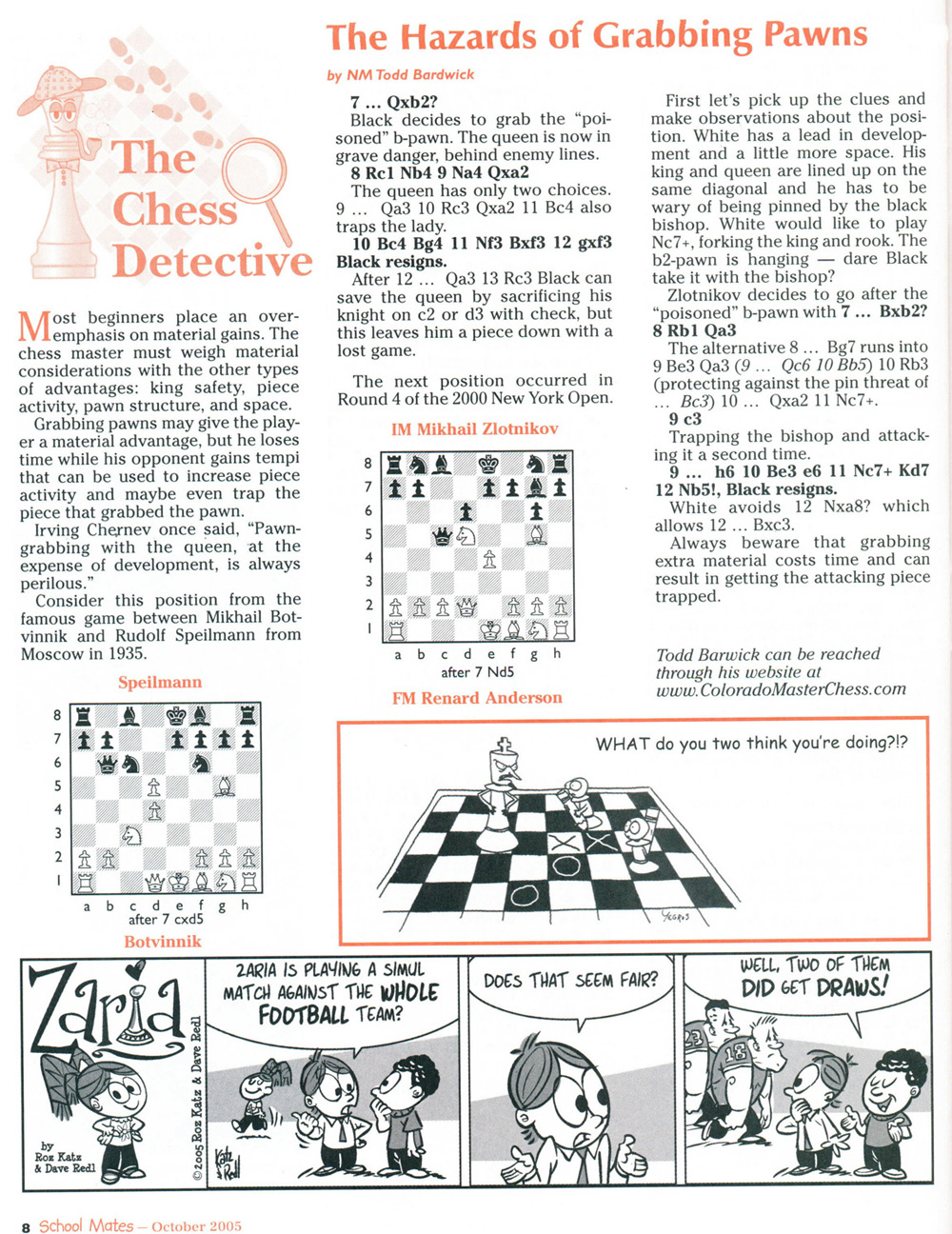 Chess Life for Kids Magazine - October 2023 Issue