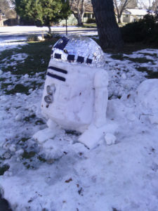R2D2 Snowman